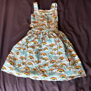 Unique Vintage Toddler Rainbow Dress